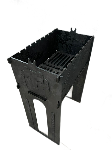 Мангал чугунный Бисерский Литейный Завод 400х300х700