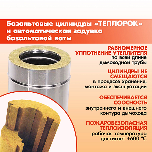 03 Труба Термо L 1000 ТТ-Р 430-0.5 430-0.5 D120 180 (3)