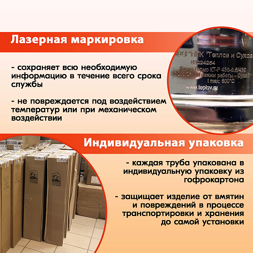 06 Труба Термо L 1000 ТТ-Р 430-0.5 430-0.5 D120 180 (6)