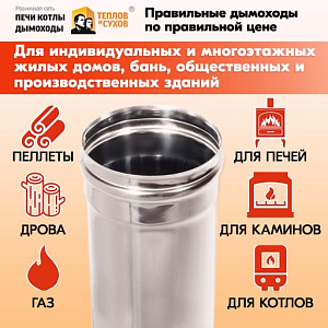 Труба L1000 ТМ-Р 430-0.5 D120 (2)