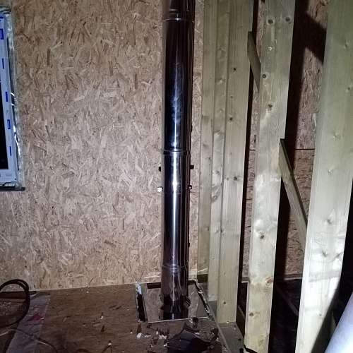 Установка Печи-камин FireWay Dacha I (Дача 1) чугун, дымохода Теплов и Сухов №91646